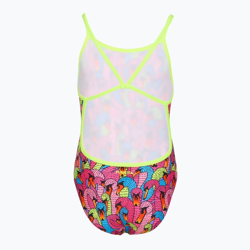 Kinder-Badeanzug Funkita Single Strap One Piece Swan City 2