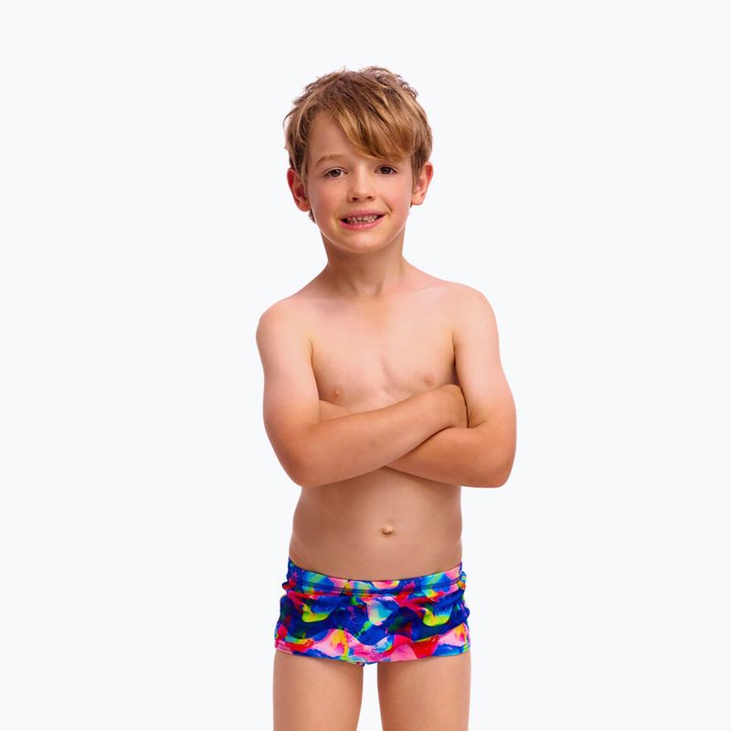 Kinder-Badeboxer Funky Trunks Printed Trunks wet wave 2