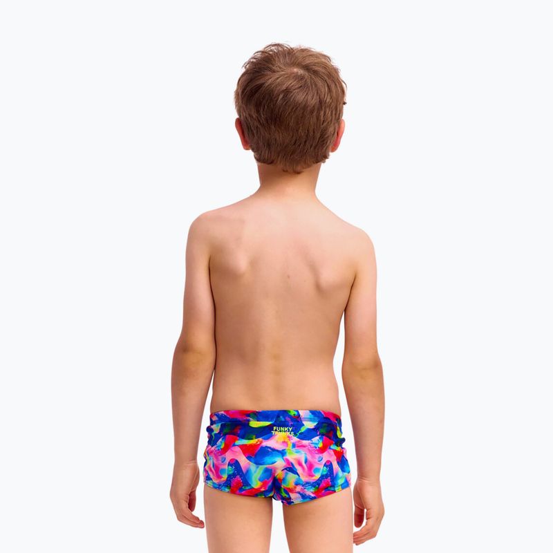 Kinder-Badeboxer Funky Trunks Printed Trunks wet wave 3