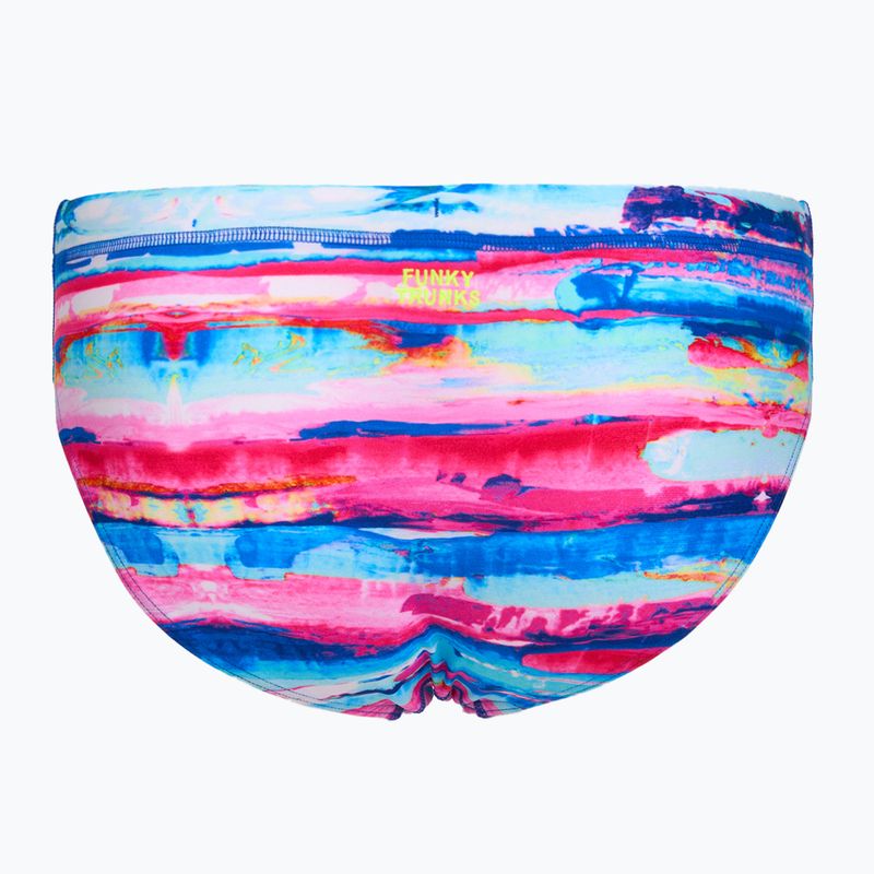 Badeslip Herren Funky Trunks Classic Brief colour cutaway 2