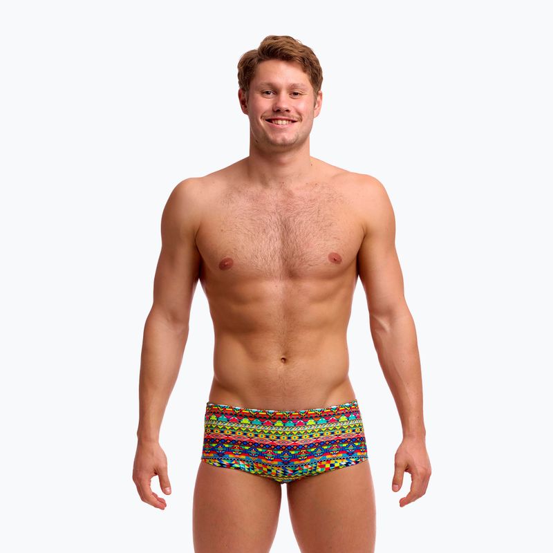 Herren-Schwimm-Boxershorts Funky Trunks Sidewinder Trunks packed up 2