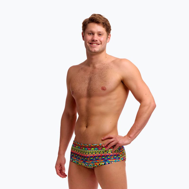Badeshorts Herren Funky Trunks Sidewinder Trunks packed up 3