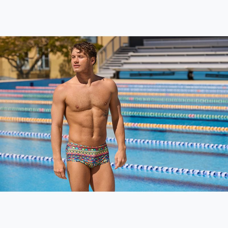 Herren-Schwimm-Boxershorts Funky Trunks Sidewinder Trunks packed up 5