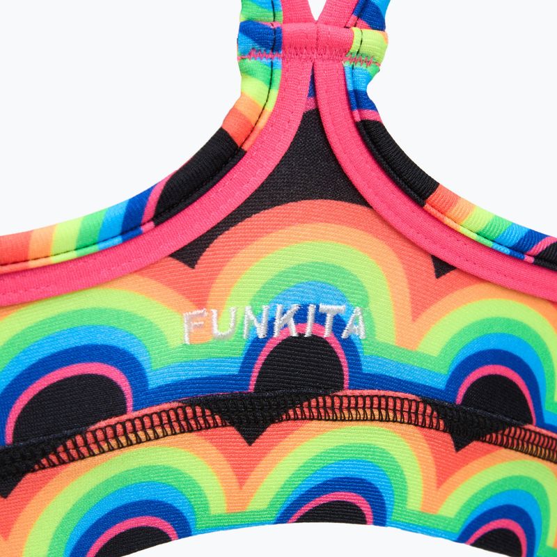 Bikinioberteil Funkita Sports Top rainbowie 3