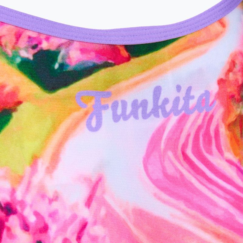 Damen Badeanzug Funkita Strapped In One piece meadow made 3