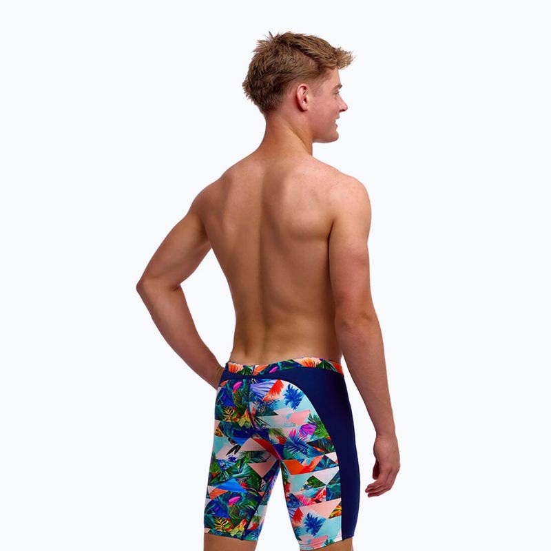 Kinder-Schwimmjammers Funky Trunks Training Jammers palm prism 3