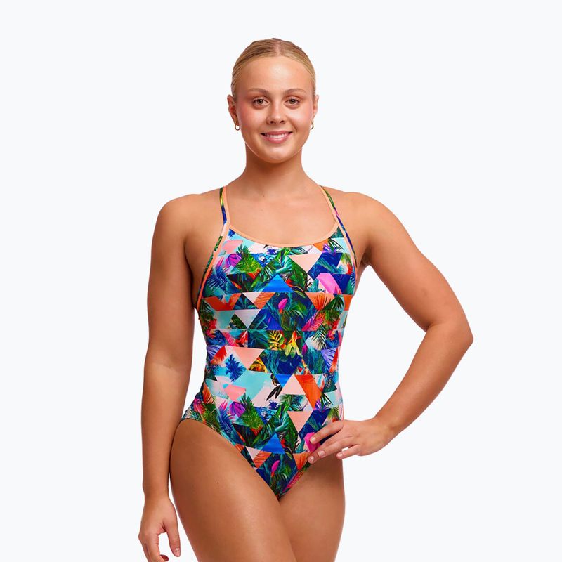 Badeanzug Damen Funkita Diamond Back One Piece palm prism 2