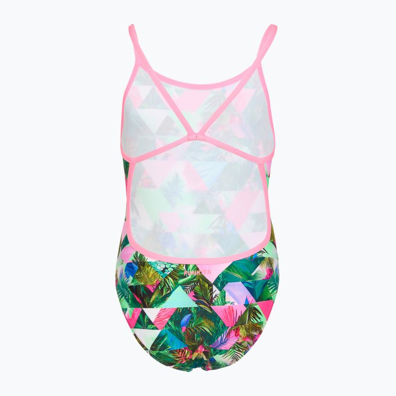 Kinder-Badeanzug, einteilig, Funkita Single Strap One Piece sub lime 2