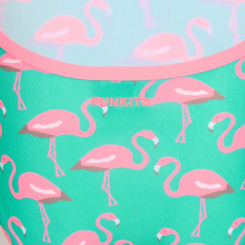 Kinder-Badeanzug, einteilig, Funkita Single Strap One Piece go flamingo! 3
