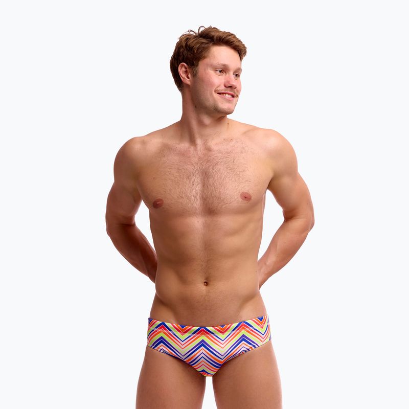 Herren-Badeslips Funky Trunks Classic Brief down up 3