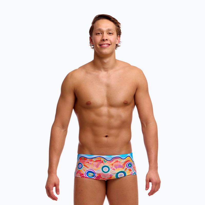 Herren-Schwimm-Boxershorts Funky Trunks Sidewinder Trunks kulin colour 2
