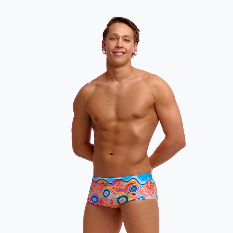 Badeshorts Herren Funky Trunks Sidewinder Trunks kulin colour 3