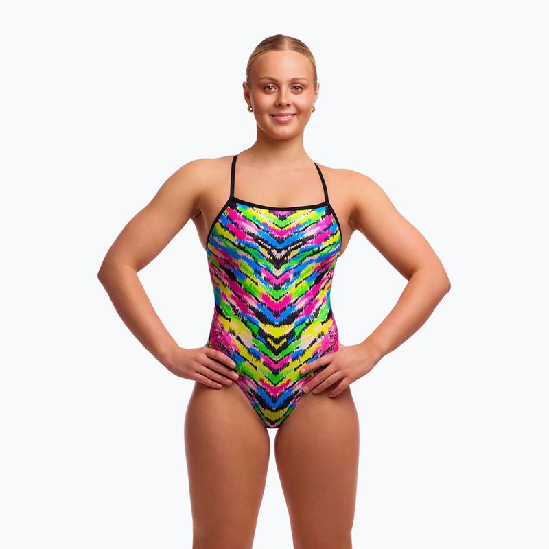 Damen-Einteiler Badeanzug Funkita Single Strap One pieces happy hide