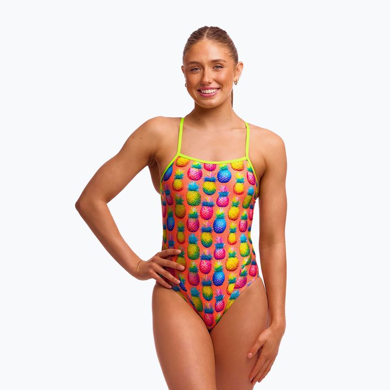 Damen-Einteiler Badeanzug Funkita Single Strap One pieces pinky pinley