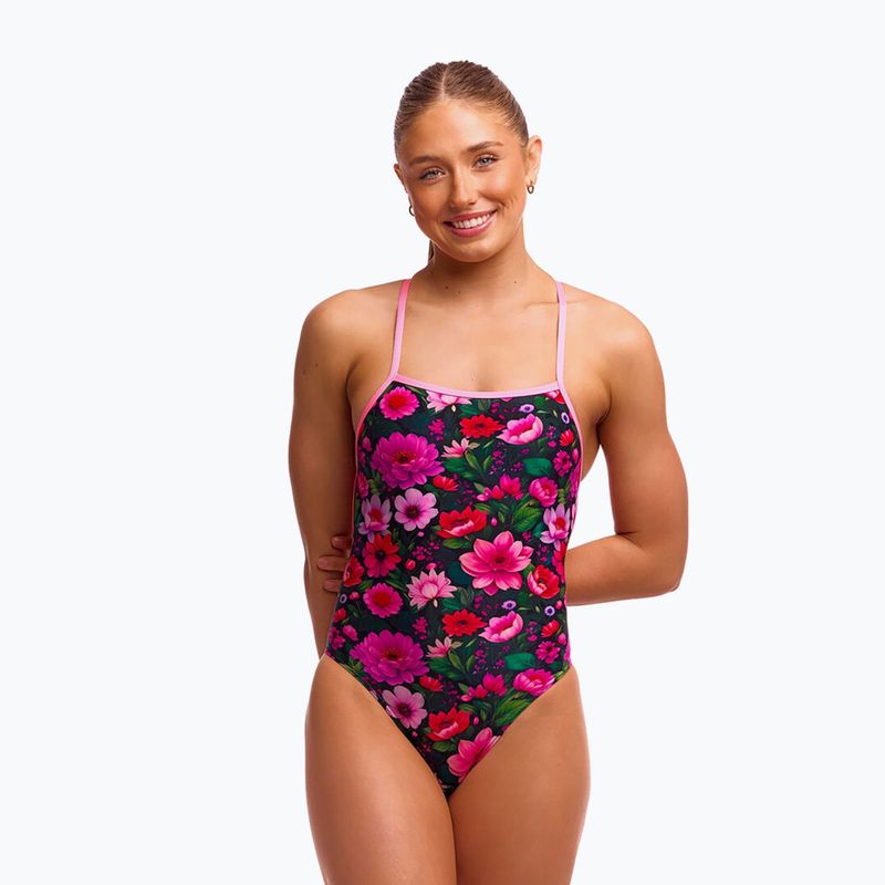 Damen-Einteiler Badeanzug Funkita Strapped Secure One pieces garden glow