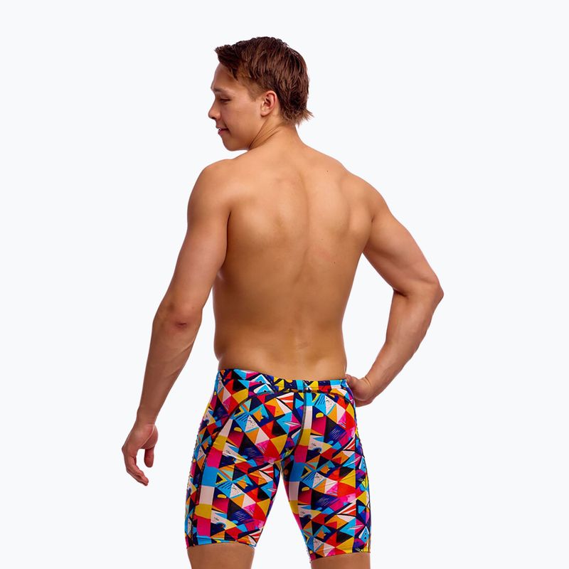 Herren-Schwimmjammer Funky Trunks Training broken blox 2