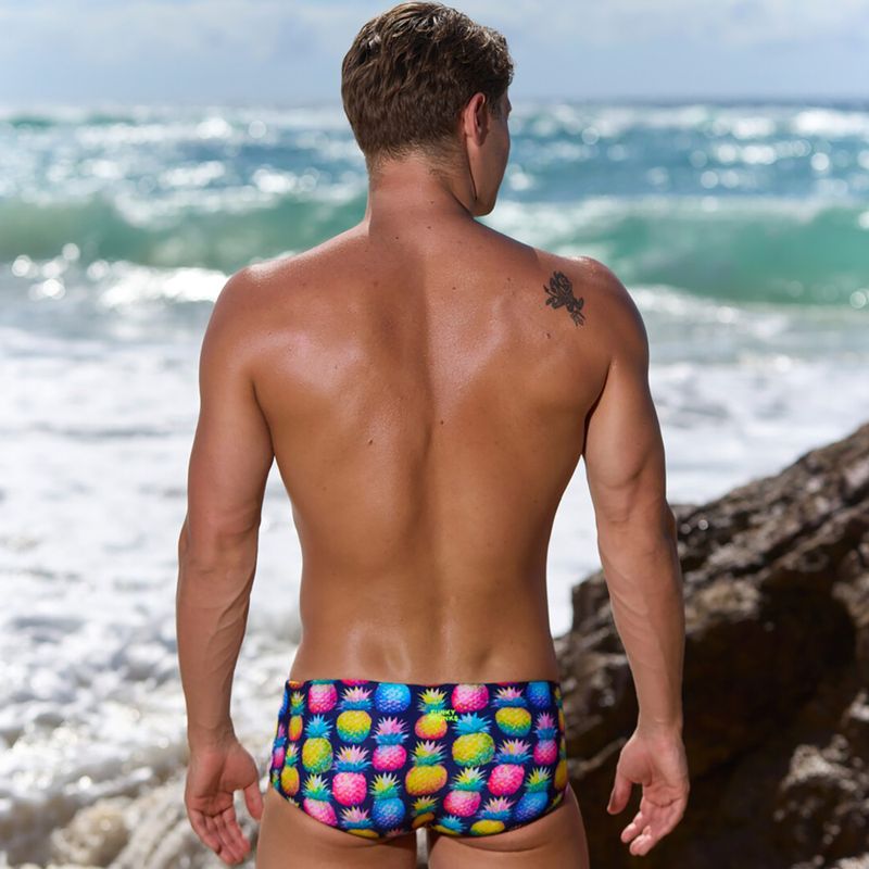 Herren-Schwimmboxer Funky Trunks Sidewinder Trunks pine gap 4
