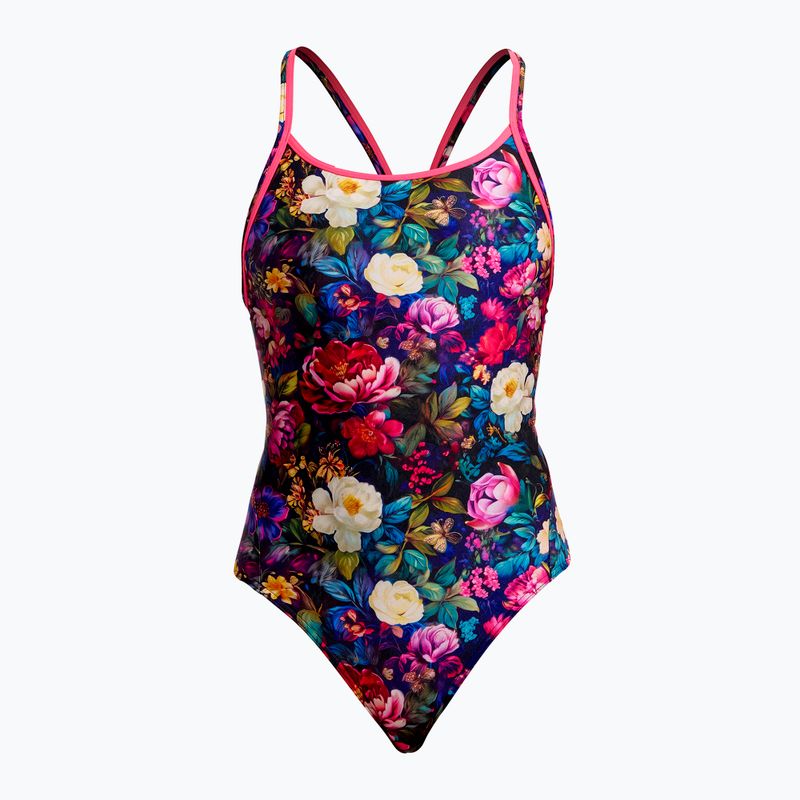 Damen-Einteiler Badeanzug Funkita Diamond Back One Piece bed of roses