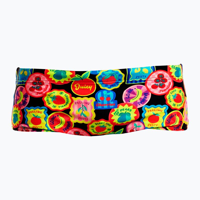 Jungen-Badeboxer Funky Trunks Sidewinder Trunks berry good