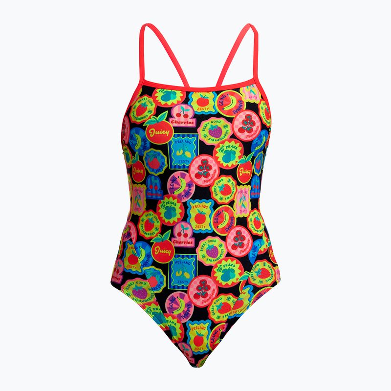 Kinder Badeanzug Funkita Single Strap One Piece berry good