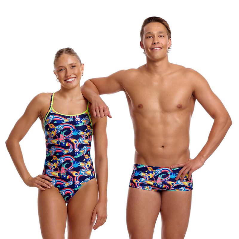 Herren-Badeboxershorts Funky Trunks Sidewinder Trunks blast buddies 4