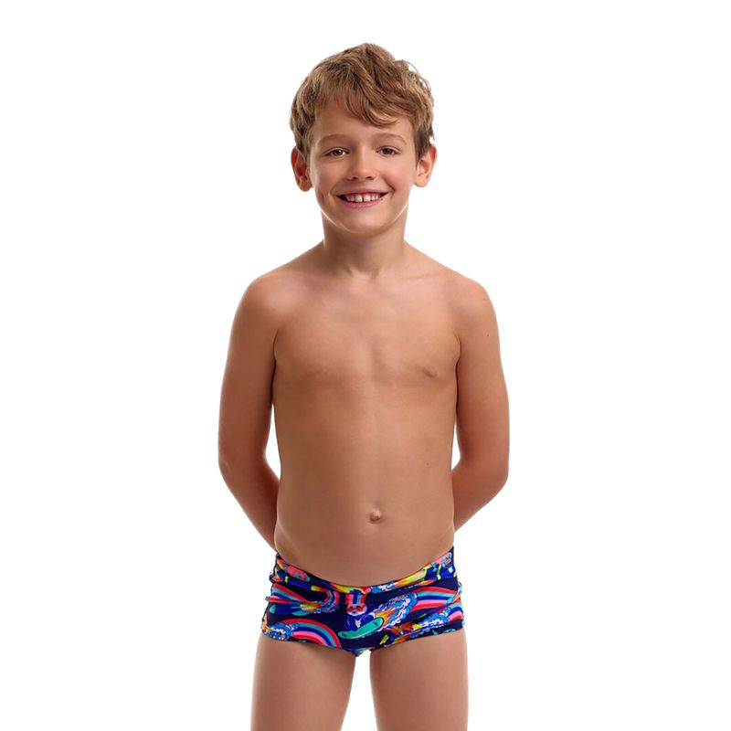  Jungen-Badeboxer Funky Trunks Printed Trunks blast buddies 2