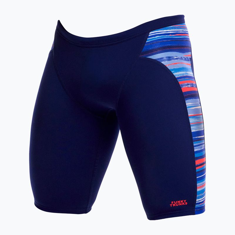 Herren-Schwimmjammer Funky Trunks Training Jammers lost lines