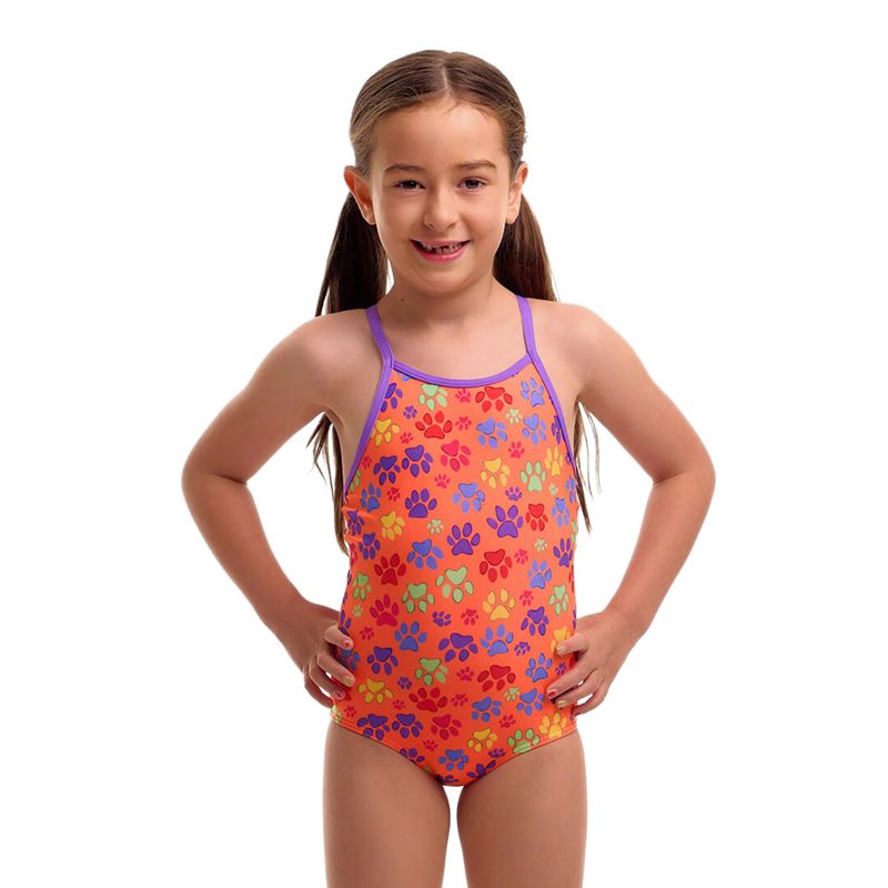 Kinder Badeanzug Funkita Printed One Piece paw paw 2