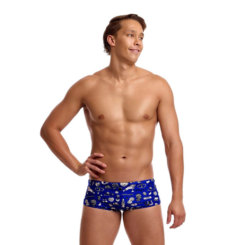 Herren-Badeboxershorts Funky Trunks Sidewinder Trunks scratchy 2