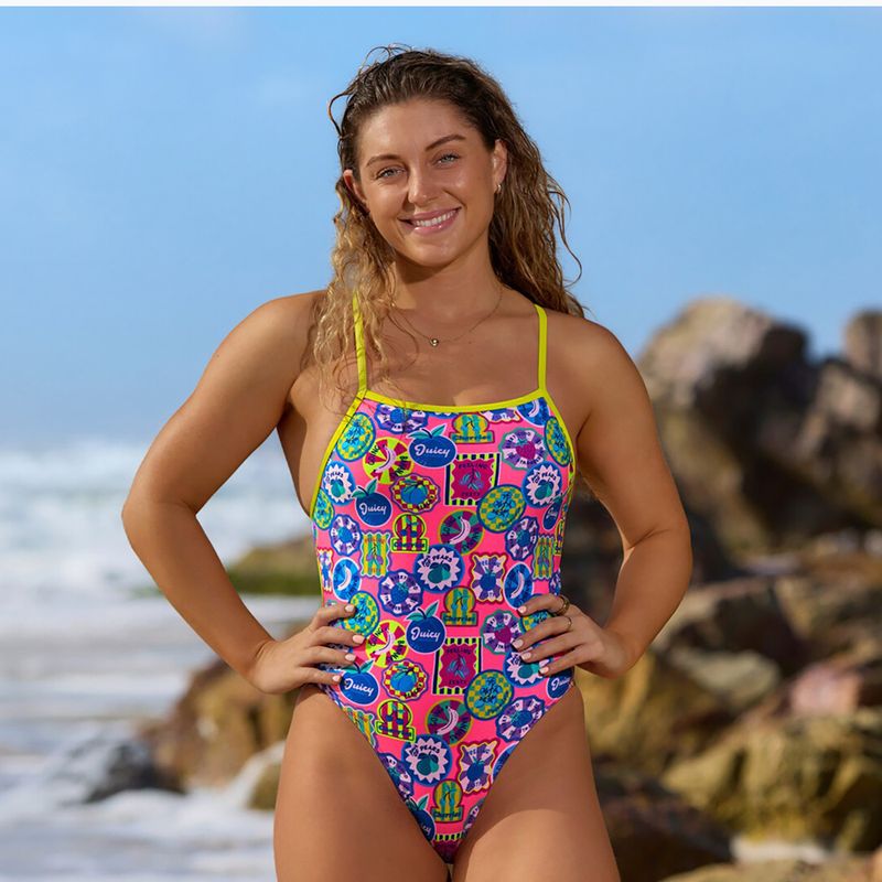 Damen-Einteiler Badeanzug Funkita Tie Me Tight One Piece zesty besty 4