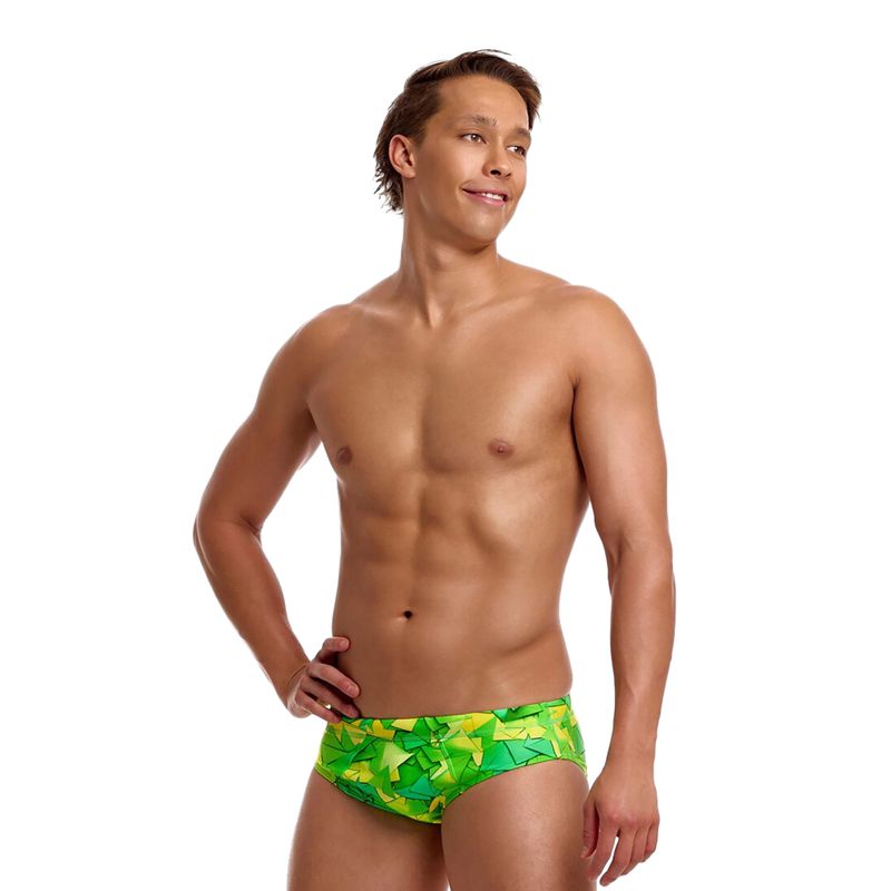 Herren-Schwimmhose Funky Trunks Seamed Briefs try tonic 2