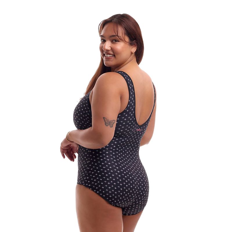 Damen-Einteiler Badeanzug Funkita Zip Front One Piece be positive 2