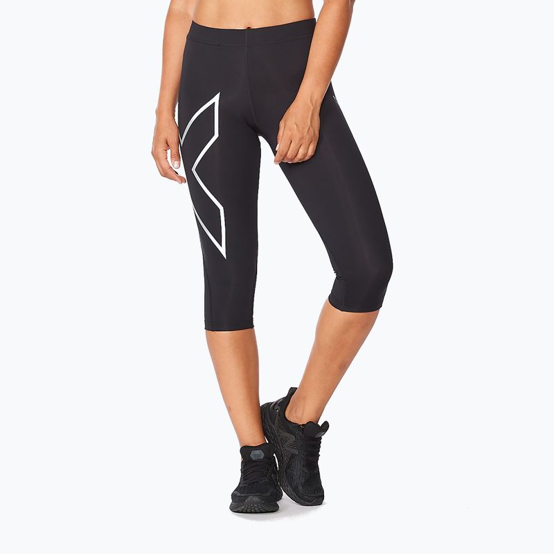 Damen Trainingsleggings 2XU Core Compression 3/4 schwarz WA4175B