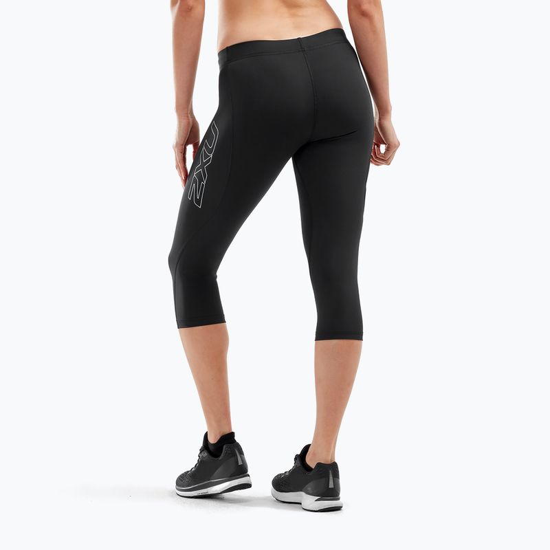 Damen Trainingsleggings 2XU Core Compression 3/4 schwarz WA4175B 3