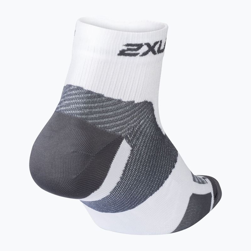 2XU Vectr Ultralght 1/4 Crew Sportsocken weiß UA5046E 2