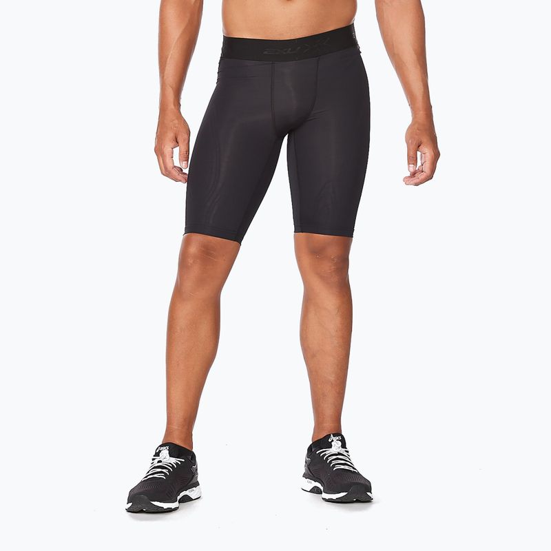 Herren 2XU Force Compression Trainingsshorts schwarz MA5366B