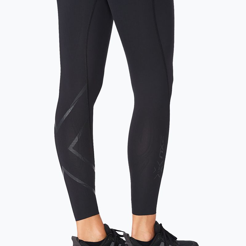 Damen Trainingsleggings 2XU Force Mid-Rise Compression schwarz WA5367B 10