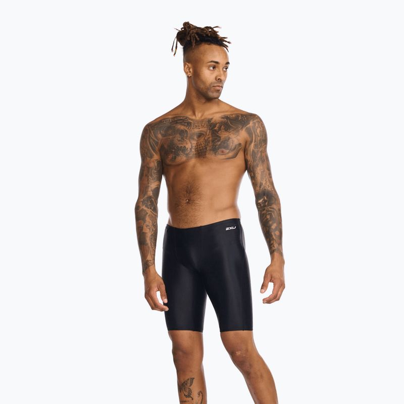 Men's 2XU Propel Jammer schwarz/weiß Schwimmen Jammers 2