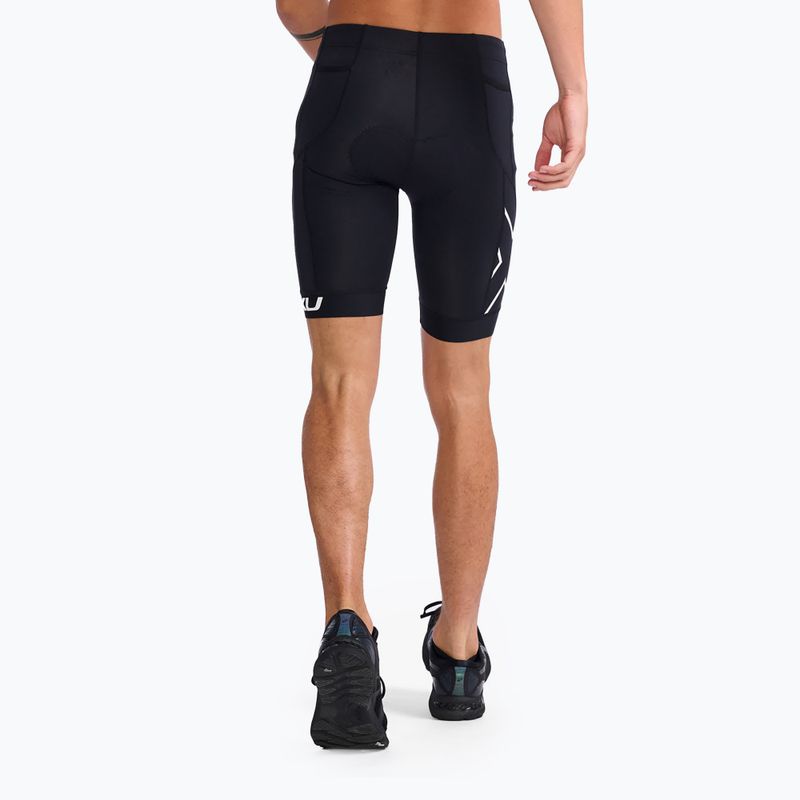 Herren 2XU Core Tri Shorts schwarz/weiss 2