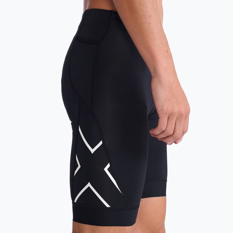 Herren 2XU Core Tri Shorts schwarz/weiss 4