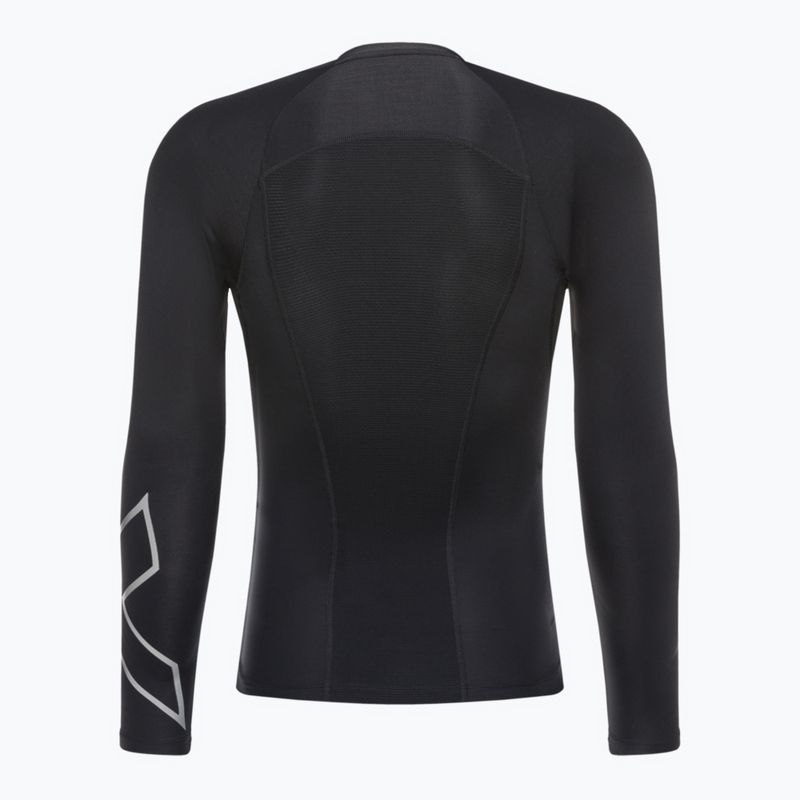 Herren Training Longsleeve 2XU Core Compression schwarz MA6398A 5