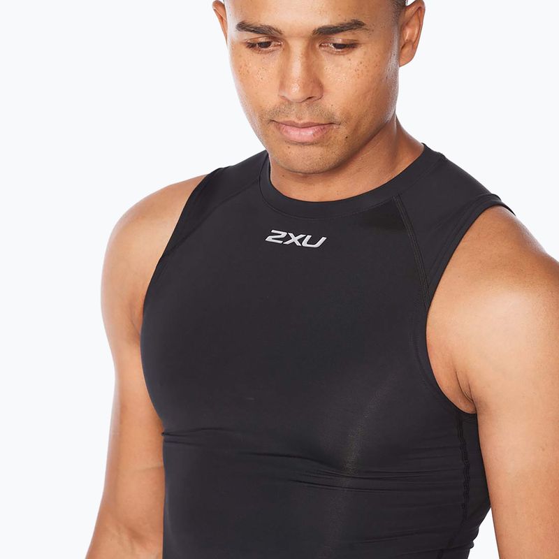Herren Trainings-Tank-Top 2XU Core Compression schwarz MA6400A 3