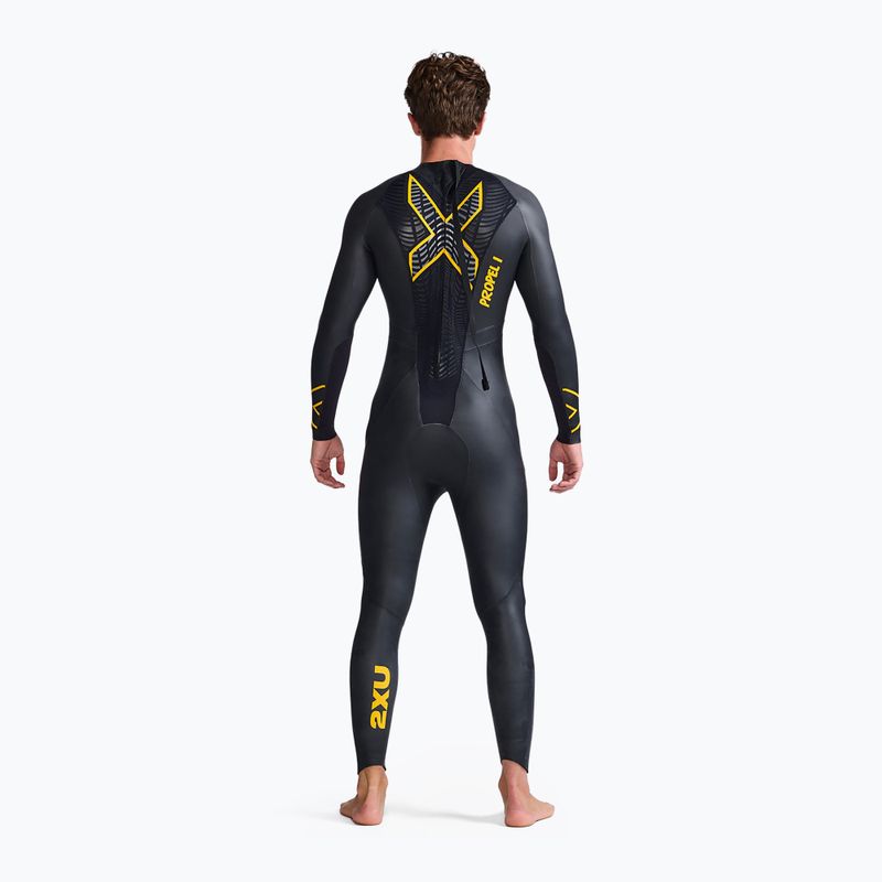 Herren Triathlon Neoprenanzug 2XU Propel:1 schwarz/ambition MW4991C 2