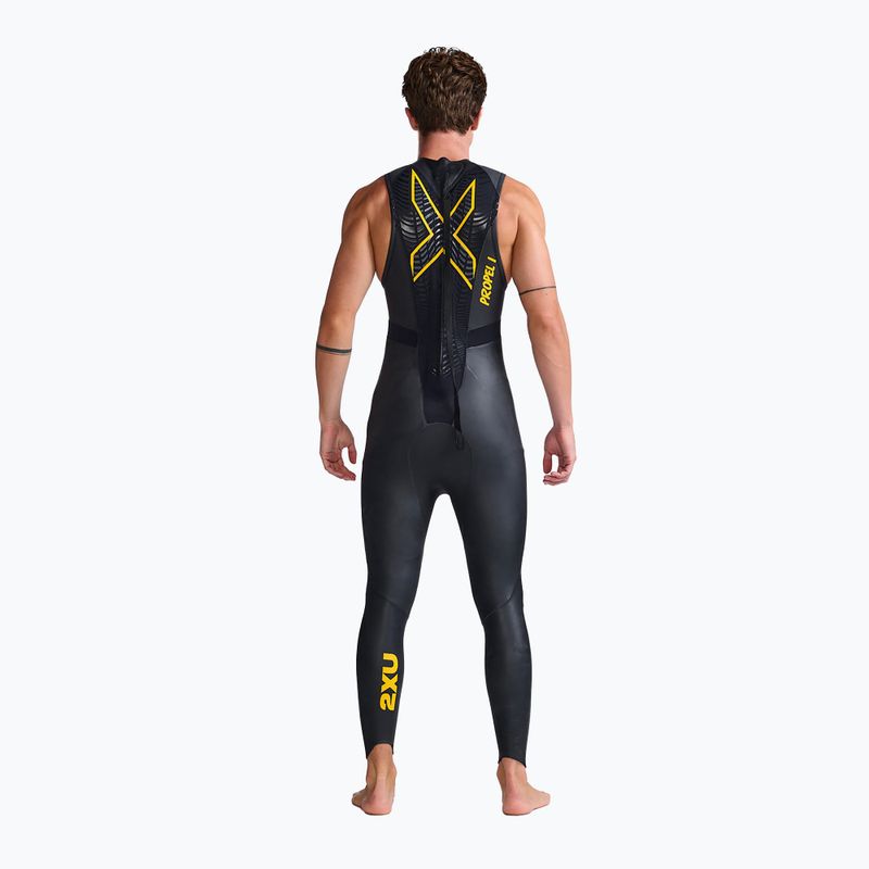 Herren Triathlon Neoprenanzug 2XU Propel:1 schwarz/ambition MW4992C 2