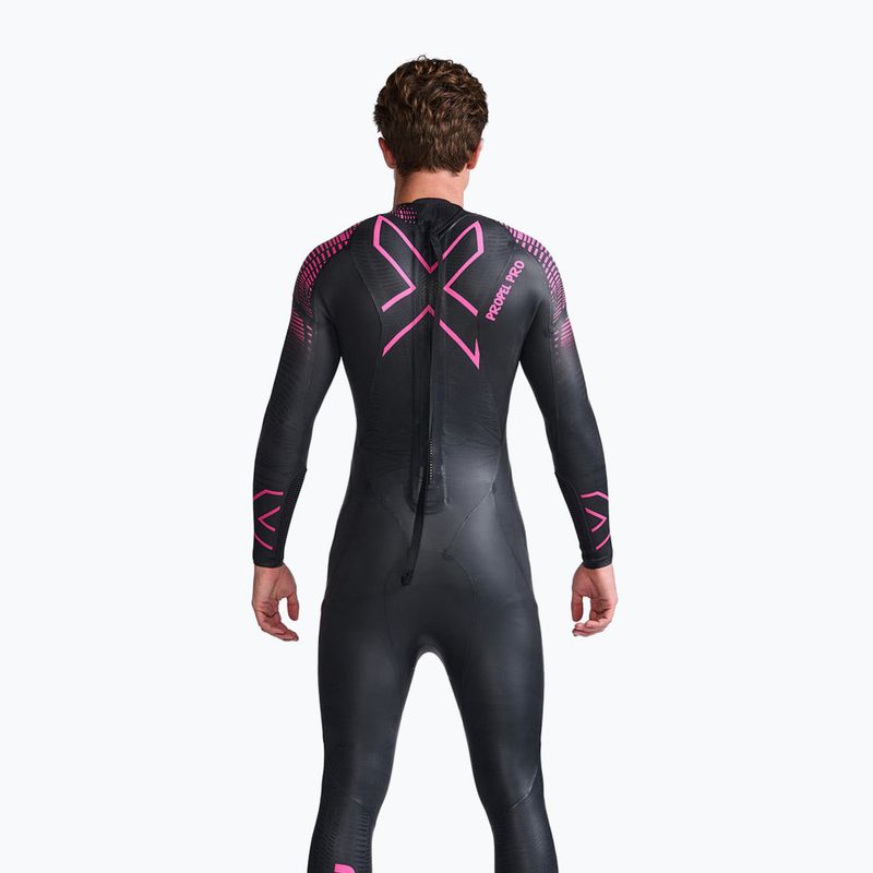 Herren 2XU Propel PRO 3 mm schwarz/punk pink Triathlon Neoprenanzug 2