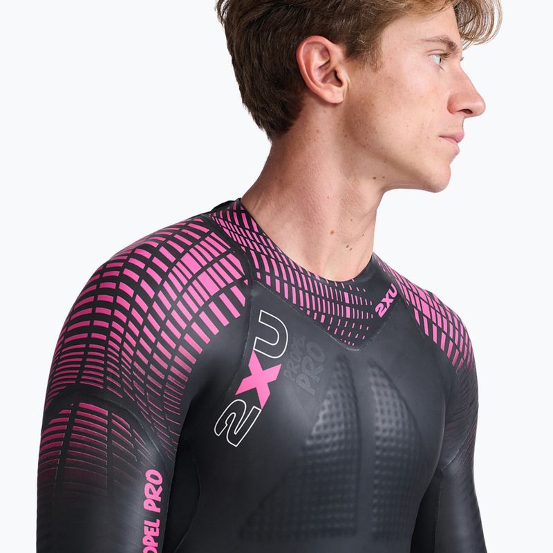 Herren 2XU Propel PRO 3 mm schwarz/punk pink Triathlon Neoprenanzug 5