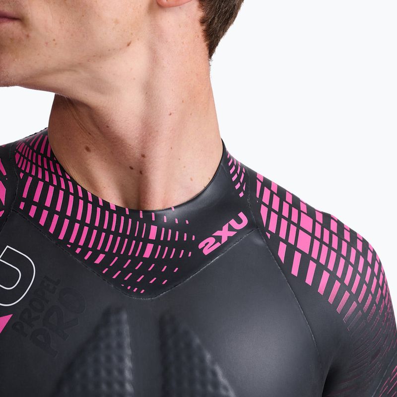 Herren 2XU Propel PRO 3 mm schwarz/punk pink Triathlon Neoprenanzug 6