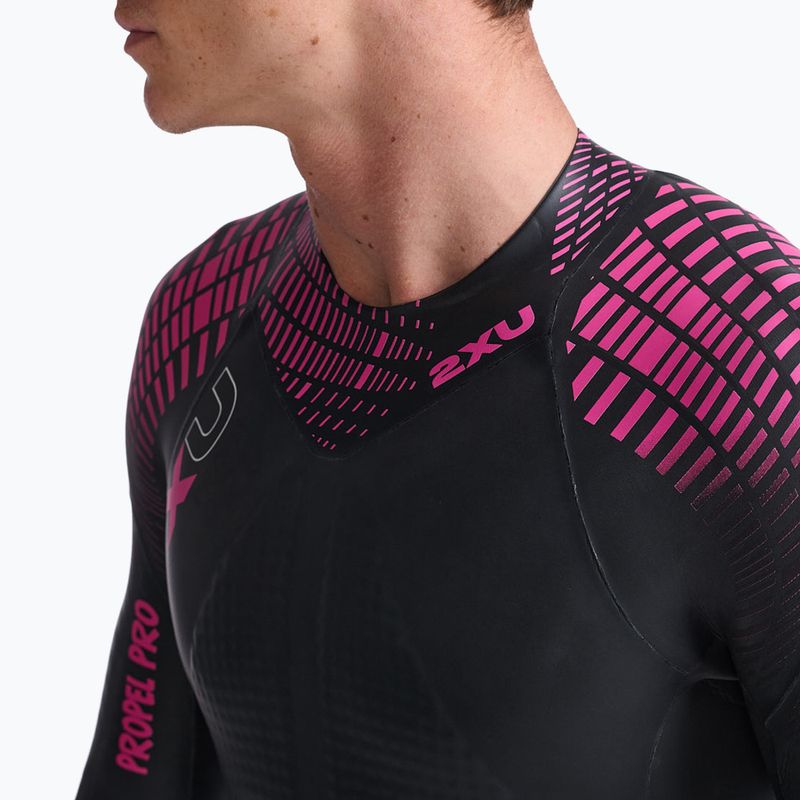 Herren 2XU Propel PRO 3 mm schwarz/punk pink Triathlon Neoprenanzug 7