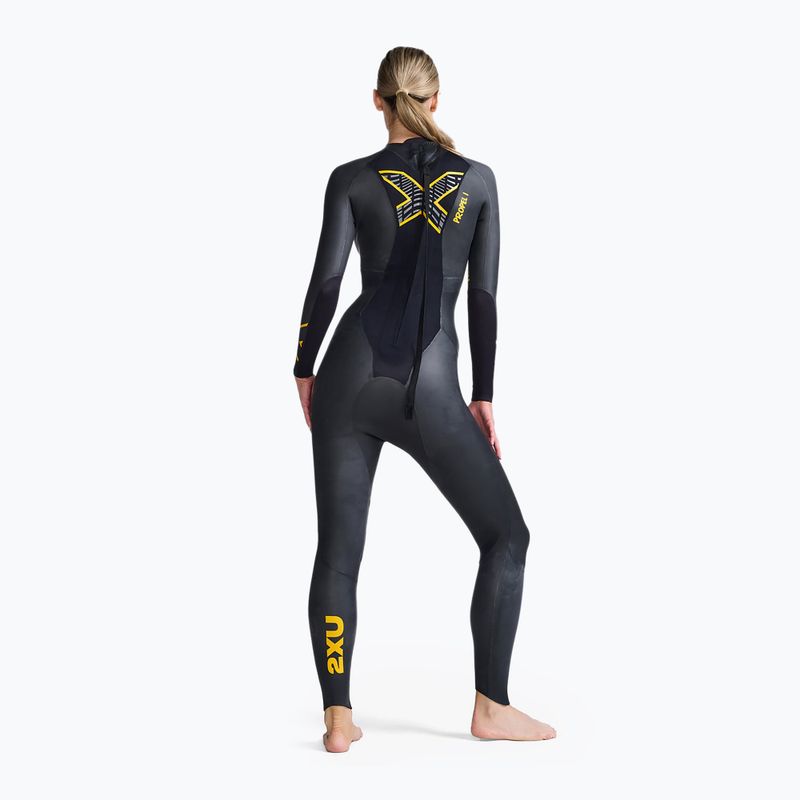 Damen Triathlon Neoprenanzug 2XU Propel:1 schwarz/ambition WW4994C 2