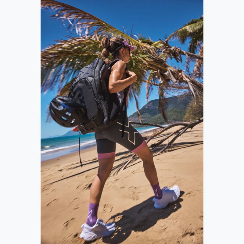 Triathlon-Rucksack 2XU Transition 34 l black/aloha 16